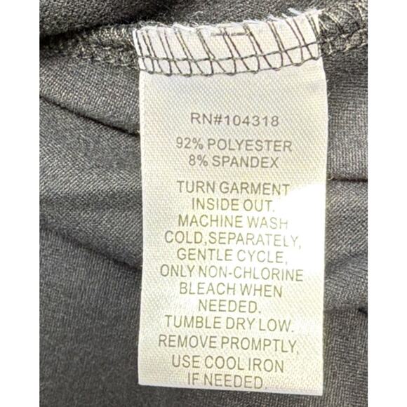 Tiara International Women's Medium Christmas Collection HO HO HO Black Dress - Picture 5 of 6